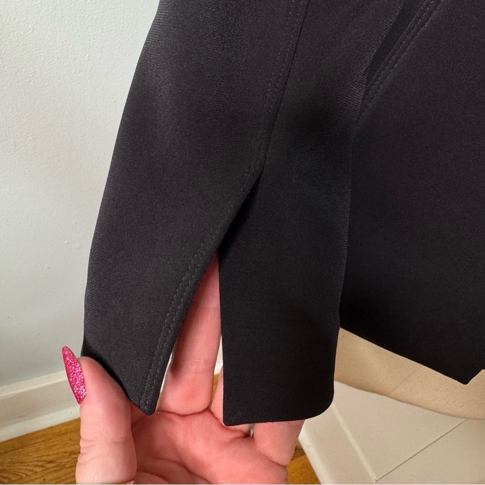 White House Black Market The Essential Blazer Jacket Black Size 2 - Picture 12 of 14